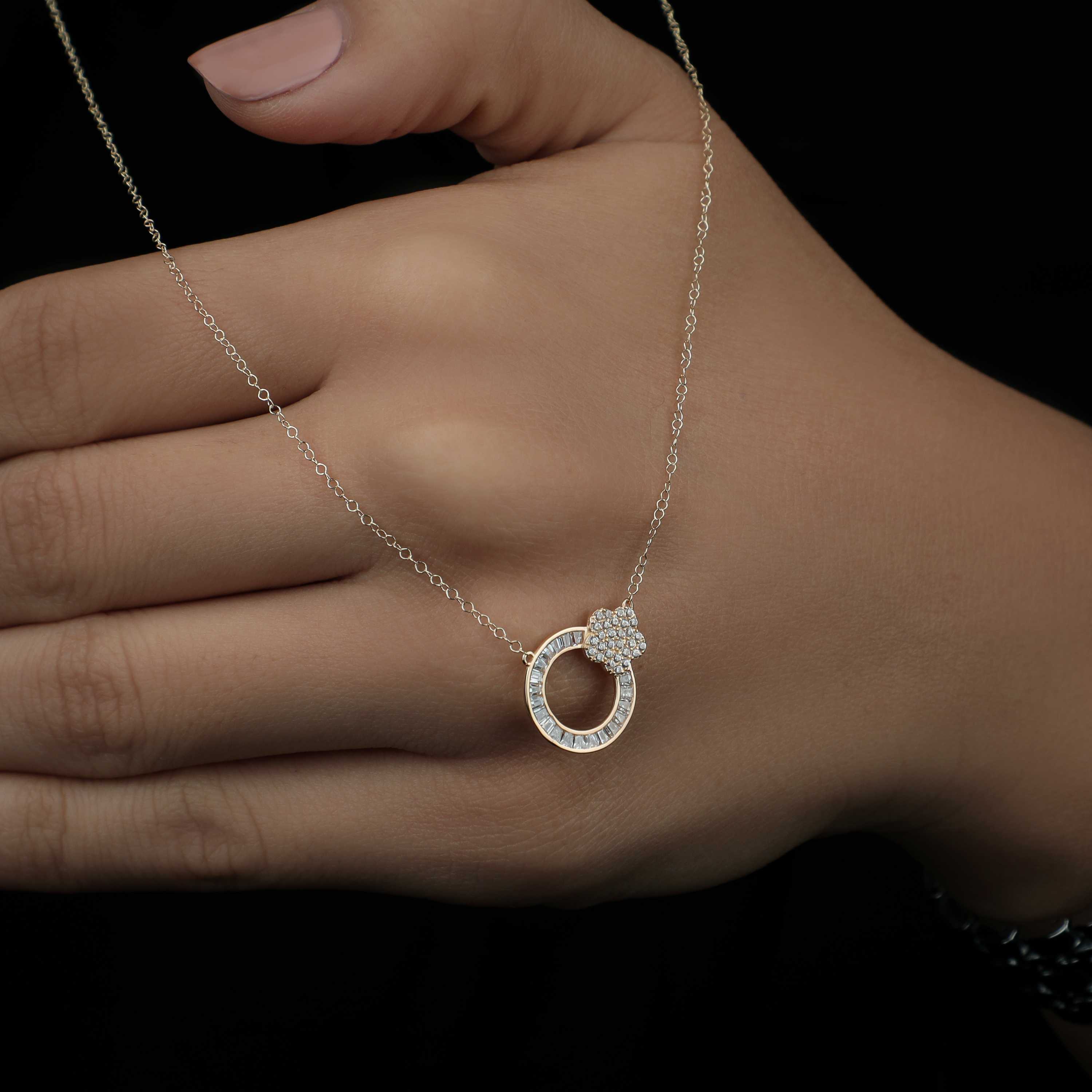 18 karat gold choker, made in Turkey - (H-0880)